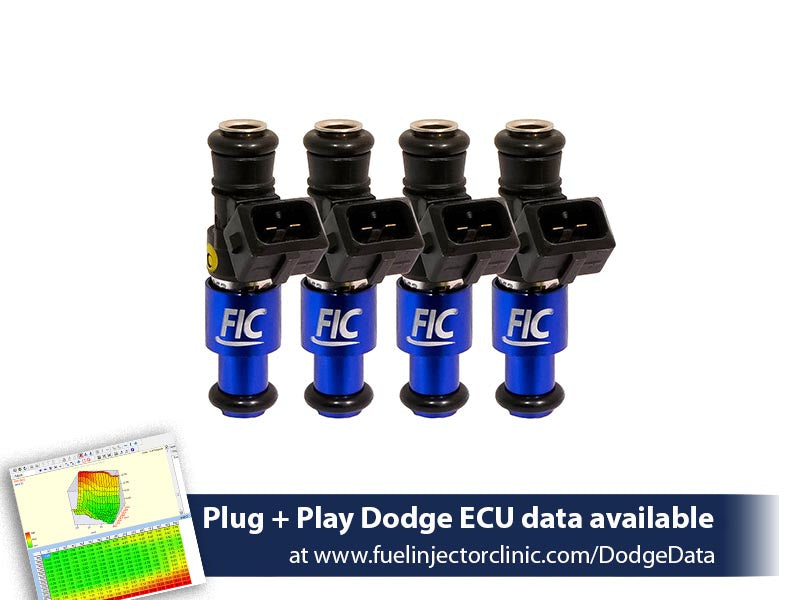 1200cc (Previously 1100cc) FIC Dodge SRT-4 Fuel Injector Clinic Injector Set (High-Z) (is151-1200h)