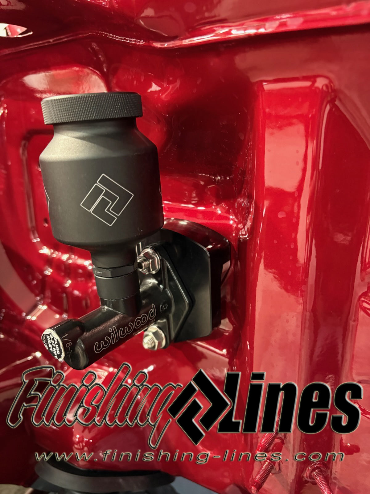 Finishing Lines RHD Honda/Acura Clutch Master Cylinder Adapter - BLACK EDITION