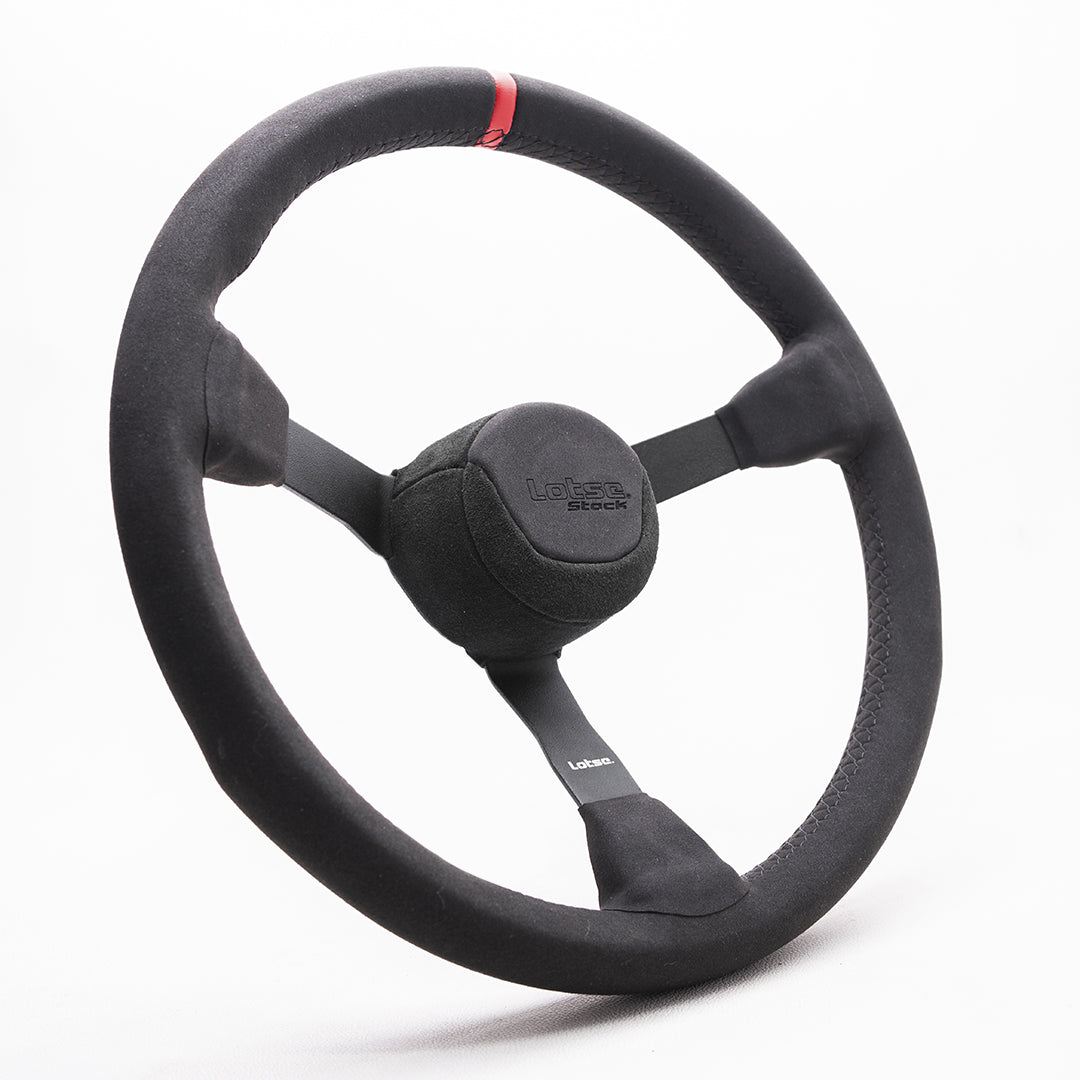 LOTSE STOCK 15 STEEL (SUEDE) Steering Wheel