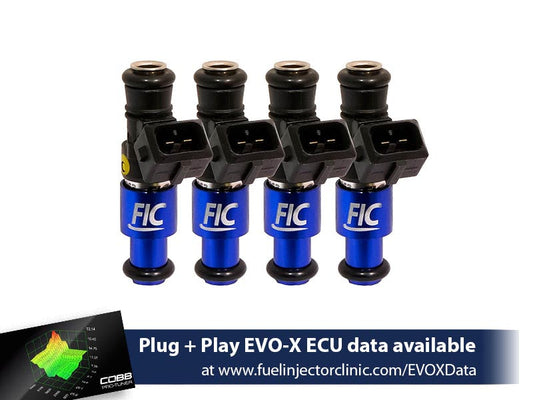 1200cc (Previously 1100cc) FIC Mitsubishi Evo X Fuel Injector Clinic Injector Set (High-Z) (is127-1200h)