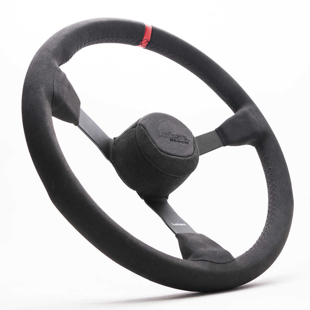 LOTSE STOCK 15 STEEL (SUEDE) Steering Wheel
